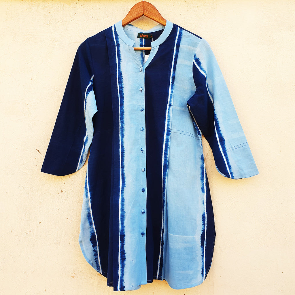 A Light & D Indigo delightful tunic that is both beautiful as well as comfortable - 1