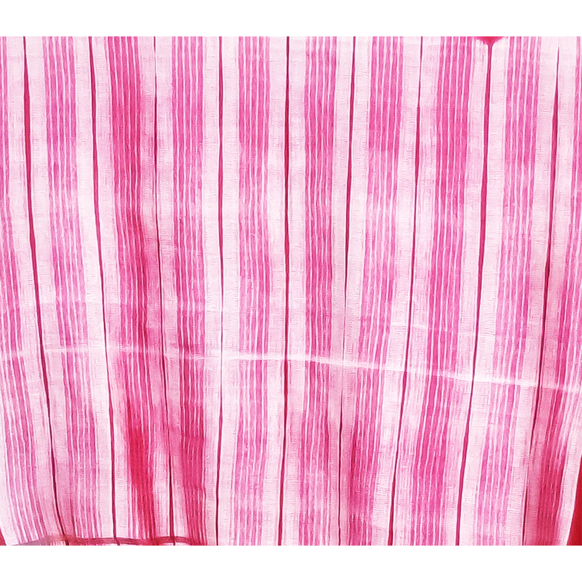 Deep Reddish Pink Maheshwari Saree with Arjuna Tree Motifs Body - Blouse