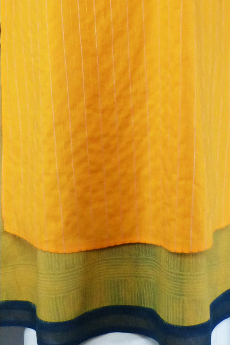 Kurta-Skirt-Dress a super comfortable slip-on Dress in pleasing Mango, L Green - 5
